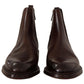 Dolce & Gabbana Brown Leather Chelsea Mens Boots