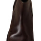 Dolce & Gabbana Brown Leather Chelsea Mens Boots