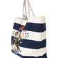 Dolce & Gabbana Blue Canvas #dgfamily Shopping BEATRICE Bag