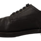Dolce & Gabbana Black Leather Formal Lace Up Shoes