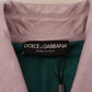 Dolce & Gabbana Purple Cotton Button Down Cropped Jacket