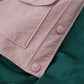 Dolce & Gabbana Purple Cotton Button Down Cropped Jacket