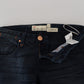 Acht Blue Low Waist Straight Fit Women Casual Jeans