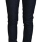 Acht Blue Cotton Low Waist Slim Fit Women Casual Jeans