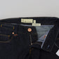 Acht Blue Cotton Low Waist Slim Fit Women Casual Jeans