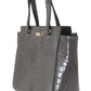 Kate Spade Gray Elissa Bristol Drive Croc Hand Bag