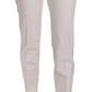 Dolce & Gabbana White Side Stripe Wool Tapered Trouser Pants