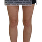 Dolce & Gabbana White Logo See Through A-line Mini Skirt