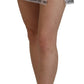 Dolce & Gabbana White Logo See Through A-line Mini Skirt