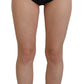 Dolce & Gabbana Black Quilted High Waist Hot Pants Shorts