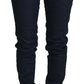 Acht Blue Cotton Skinny Low Waist Women Casual Denim Jeans