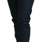 Acht Blue Cotton Skinny Low Waist Women Casual Denim Jeans