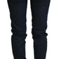 Acht Blue Cotton Skinny Low Waist Women Casual Denim Jeans