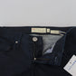 Acht Blue Cotton Skinny Low Waist Women Casual Denim Jeans