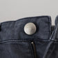 Acht Gray Cotton Skinny Low Waist Women Casual Denim Jeans