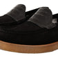 Dolce & Gabbana Black Fox Leather Moccasins Loafers Shoes