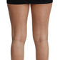 Dolce & Gabbana Black Mini Short Lace Stretch  Skirt