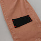 Acht Pink Mid Waist Slim Fit Women Casual Pants