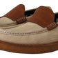 Dolce & Gabbana White Brown Fox Moccasins Loafers Shoes