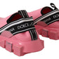 Dolce & Gabbana Pink Low Top Slip On Casual Sorrento Sneakers