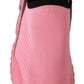 Dolce & Gabbana Pink Low Top Slip On Casual Sorrento Sneakers
