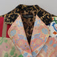 Dolce & Gabbana Multicolor Double Breasted Patchwork Jacquard Jacket