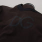 Dolce & Gabbana Brown Cotton Slim Crewneck Pullover Sweater