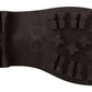 Dolce & Gabbana Gray Leather Ankle Casual Mens Boots
