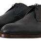 Dolce & Gabbana Blue Leather Derby Formal Shoes