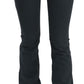 John Galliano Gray Mid Waist Slim Flared Denim Trouser Jeans