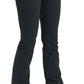 John Galliano Gray Mid Waist Slim Flared Denim Trouser Jeans