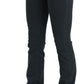 John Galliano Gray Mid Waist Slim Flared Denim Trouser Jeans