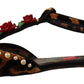 Dolce & Gabbana Brown Ballerina Embellished Leopard Print Shoes