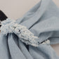 Dolce & Gabbana Two Tone Blue Patchwork Denim Mini Dress