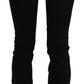 Costume National Black Low Waist Skinny Denim Cotton Jeans