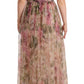Dolce & Gabbana Multicolor Floral Print Long Maxi Gown Dress