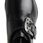 Dolce & Gabbana Black Leather Monk Strap Dress Formal Shoes