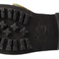 Dolce & Gabbana Black Leather Bernini Shearling Boots Shoes