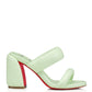 Christian Louboutin Inflama Sab Green Mules