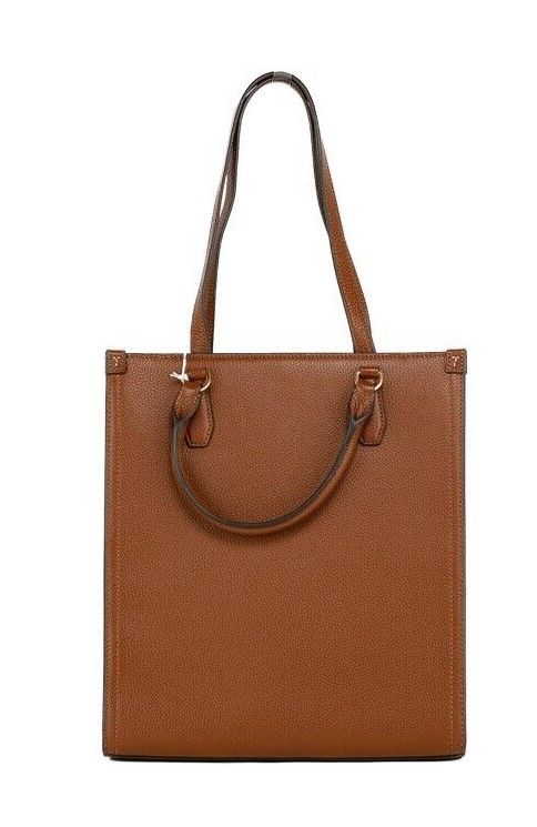 Tory Burch Blake Cortado 미디엄 페블 가죽 쇼핑 토트 핸드백