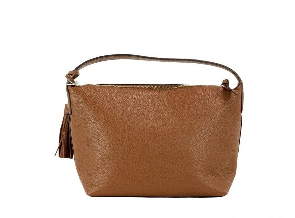 Tory Burch Thea 스몰 무스 페블 가죽 슬라우치 숄더 핸드백