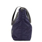 Burberry Small Navy Blue Logo Econyl Nylon Tote Shoulder Handbag Purse