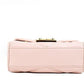 Michael Kors Serena Small Smooth Pink Vegan Leather Studded Flap Crossbody Bag