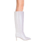 Paris Texas Croco Leather Print Stiletto 60 Boot in Ivory