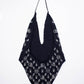 Philipp Plein Crystal One Piece Swimsuit in Black
