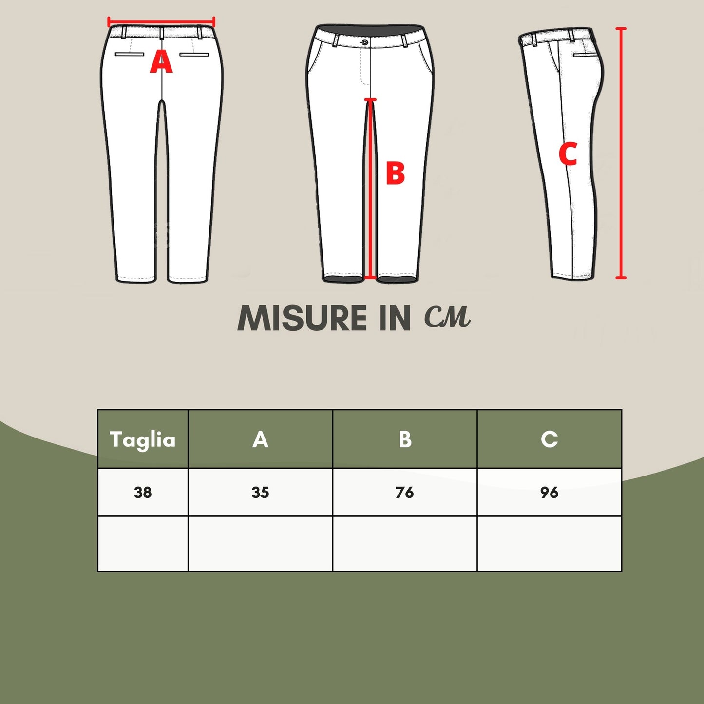 Lardini Beige Cotton Chino Trousers
