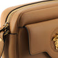 Versace Brown Calf Leather Camera Shoulder Bag
