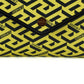 Versace Yellow Canvas and Leather Pouch Shoulder Bag
