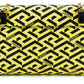 Versace Yellow Canvas and Leather Pouch Shoulder Bag