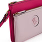 Versace Pink Calf Leather Pouch Bag